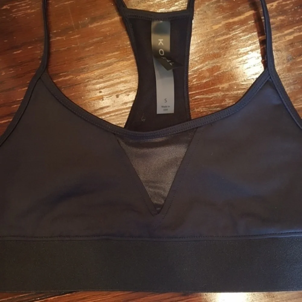 NWOT  BLACK KORAL‎ TRIFECTA VERSATALITY  SPORTS BRA